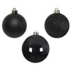 Hanging Christmas Tree Bauble Black (6cm)