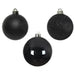 Hanging Christmas Tree Bauble Black (6cm)