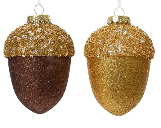 Christmas Hanging Pinecone Gold (L.10cm W.10cm H.12.5cm)