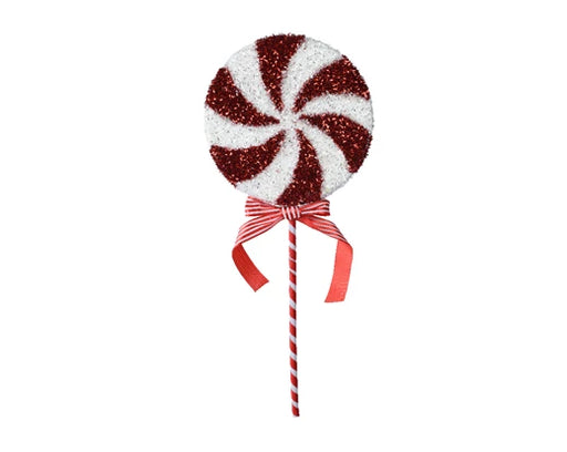 Christmas Lollipop Hanging Decoration Red, White ( L.3cm W.20cm H.48cm)