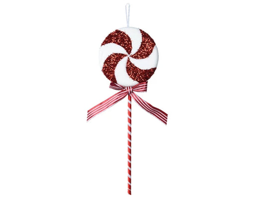 Hanging Lollipop Christmas Decoration ( L.3cm W.15cm H.42cm)