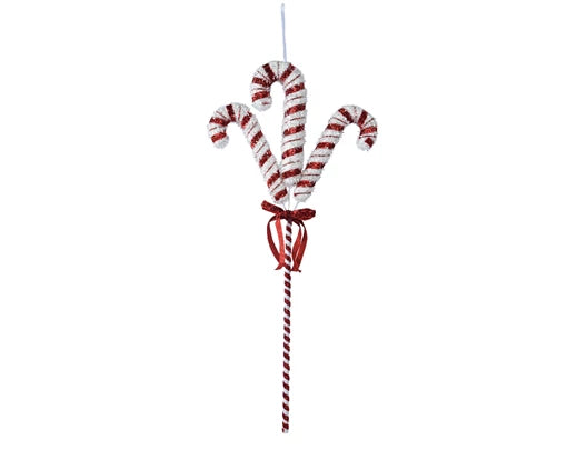 Christmas Candy Canes on Stick (58x3.5 cm)