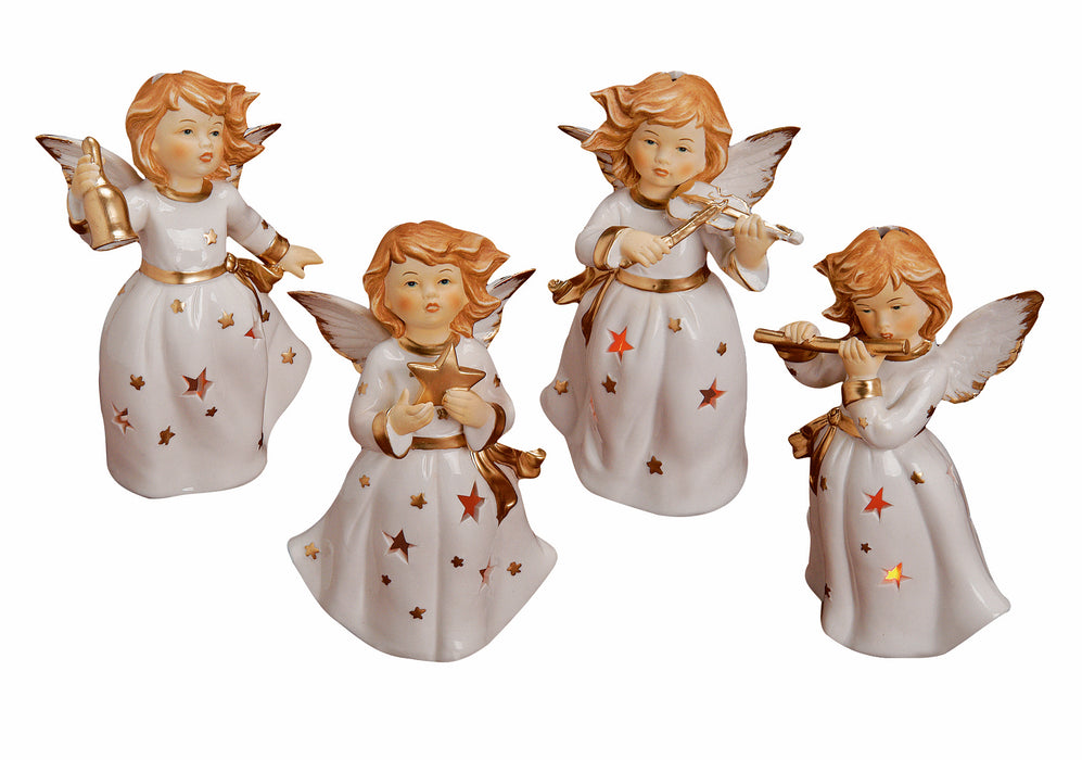 Angel Tealight Holder White (22cm)