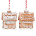 Christmas Hanging Resin Red/White/Gingerbread 6cm