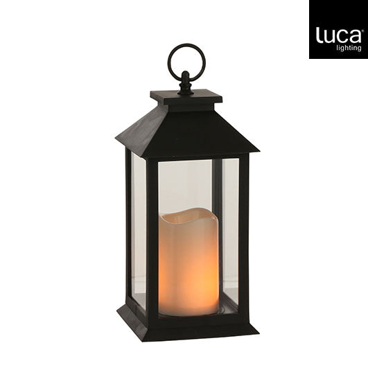 Lantern LED Yellow with Outdoor Battery Box  (33.5x14cm)