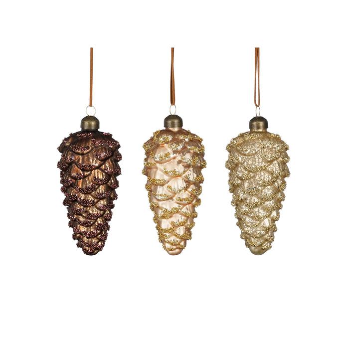 Pinecone Hanging Decoration (12x6cm)