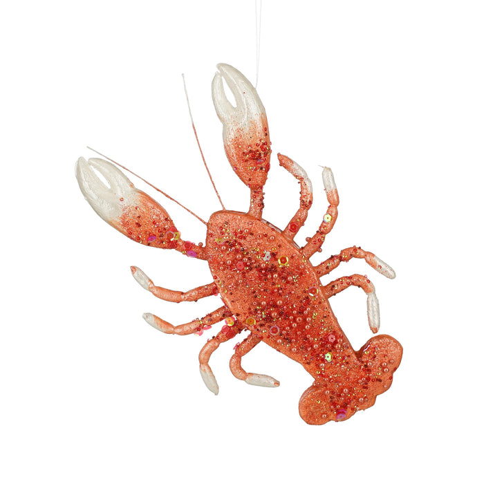 Christmas Hanging Lobster Decoration Red (l31xw18xh3cm)