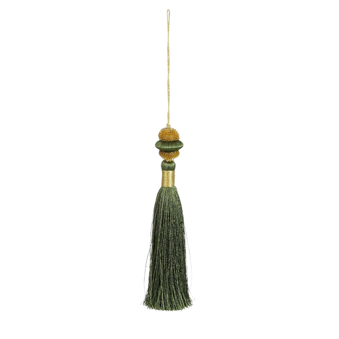 Christmas Hanging Tassel Green (H18cm)