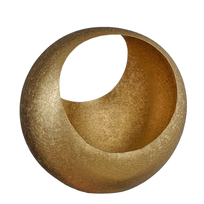 Christmas Izzy Tealight Holder Gold (20cm)