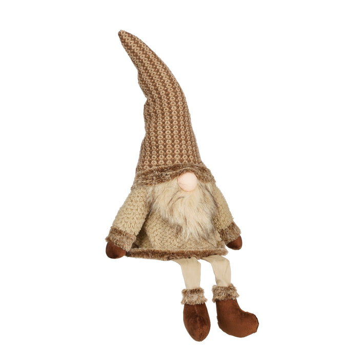 Plush Gnome With Brown Hat (21 x 15 x 68cm)