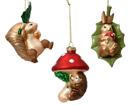 Animal Theme Hanging Christmas Decoration (11x4.5 cm)