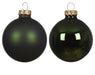 Christmas Hanging Bauble Assortment Green (8cm)