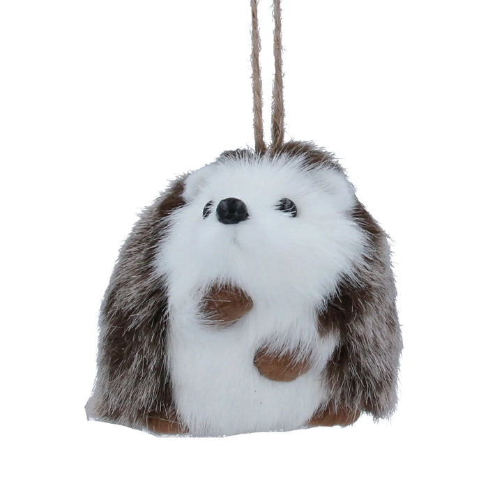 Christmas Hanging Faux Fur Hedgehog