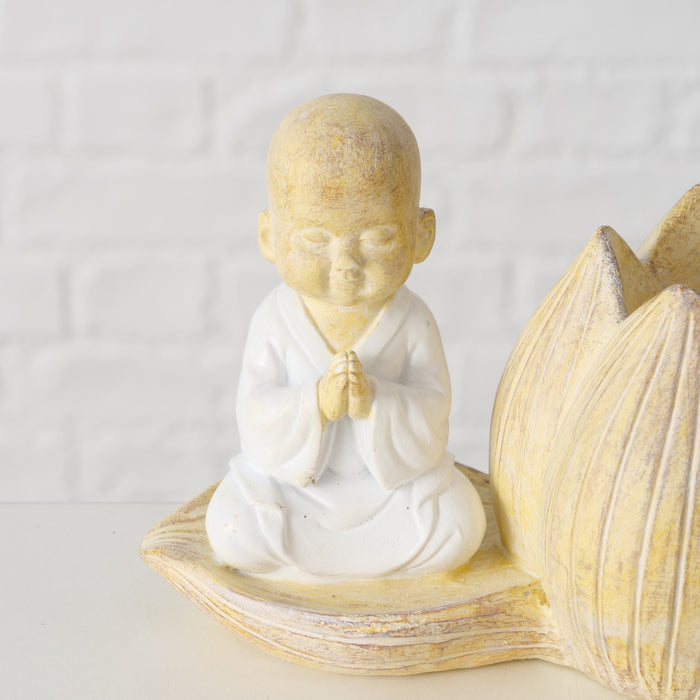 Buddha Tealight Holder Lotus 8cm