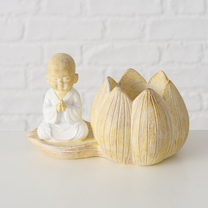 Buddha Tealight Holder Lotus 8cm