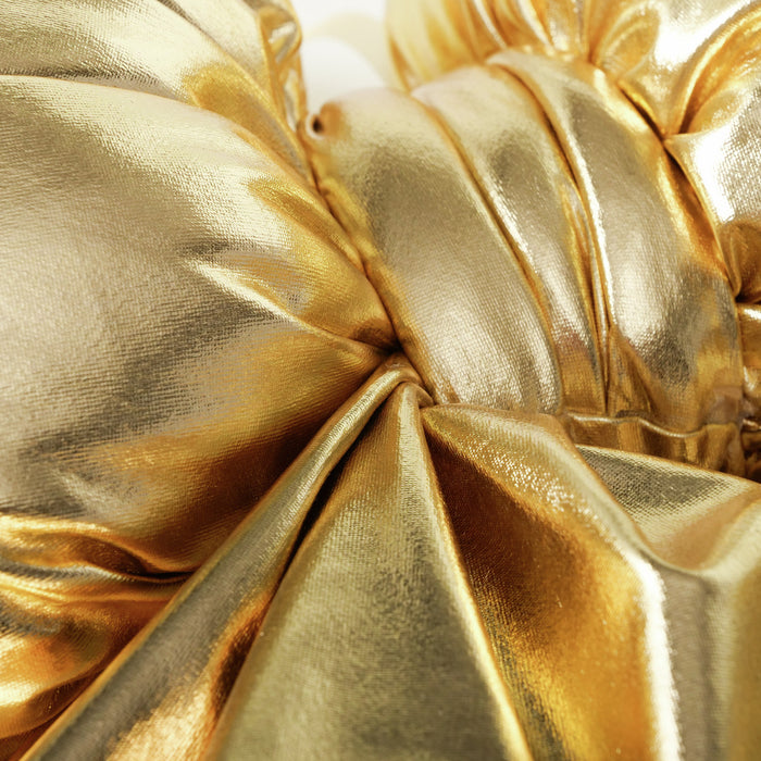 Christmas Bow Metallic Gold 60cm