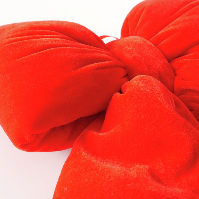 Christmas  Bow Red Fabric 40cm