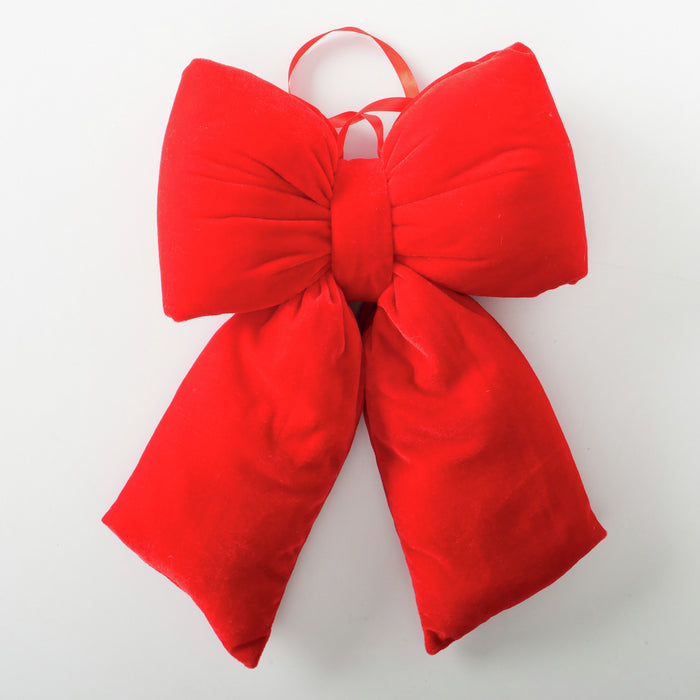 Christmas  Bow Red Fabric 40cm