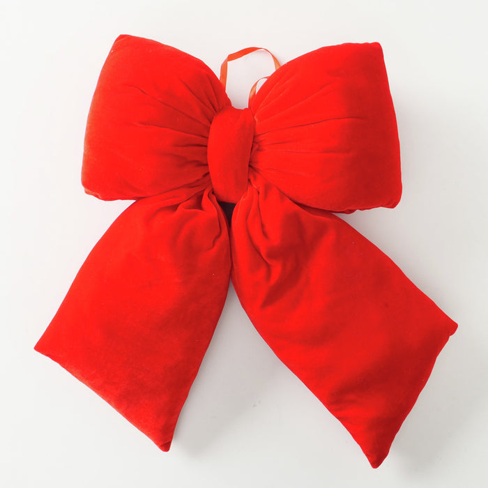 Christmas  Bow Red Fabric 60cm