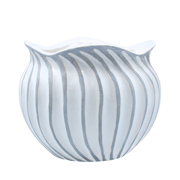 Wave Bowl Pot Cover 19.5cm