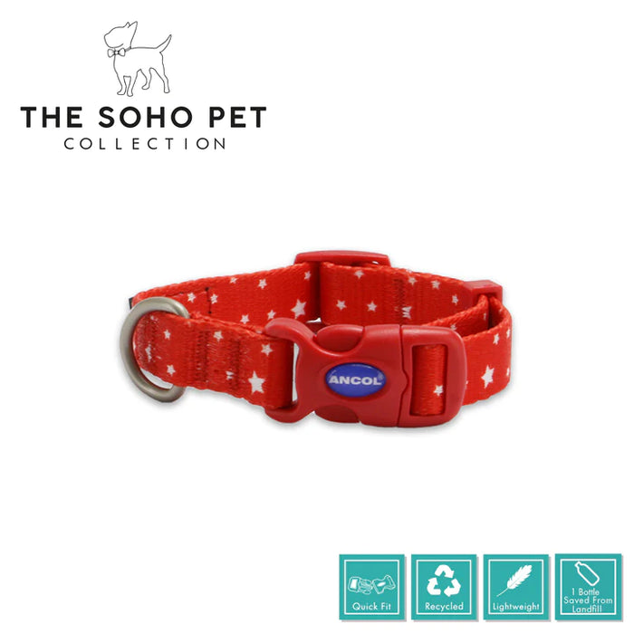 Soho Star Nylon Adj Collar S1-2