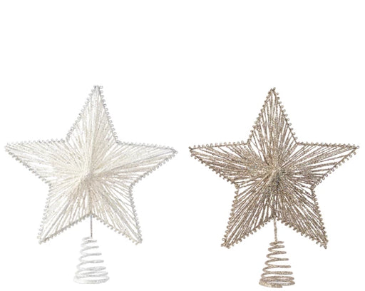 Christmas Iron Tree Topper Star (25cm)