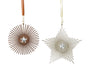 Hanging Star Christmas Decoration Bronze/Gold (L.0.5cm W.14cm H.14cm)