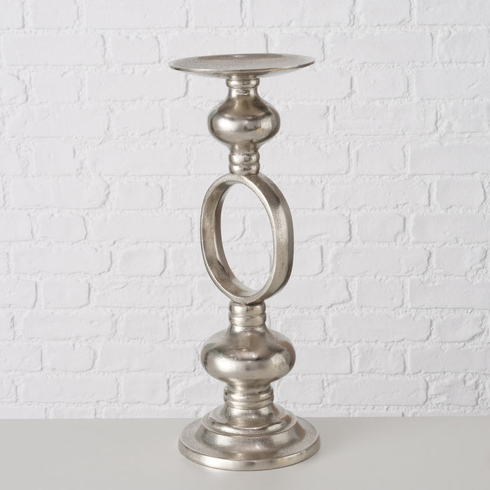 Candle Holder | Silver (48cm)