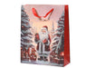 Christmas Paper Giftbag Red Ribbon Handle (L.10cm W.26cm H.32cm)