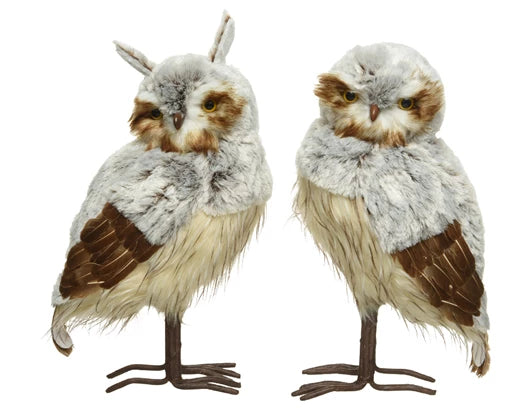 Owl Standing Christmas Decoration (50x29cm)