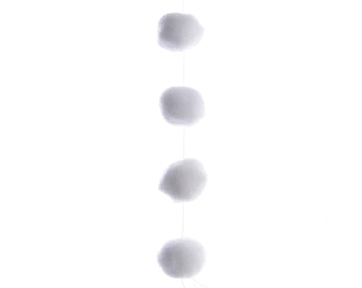 Snowball Christmas Garland (180 cm)