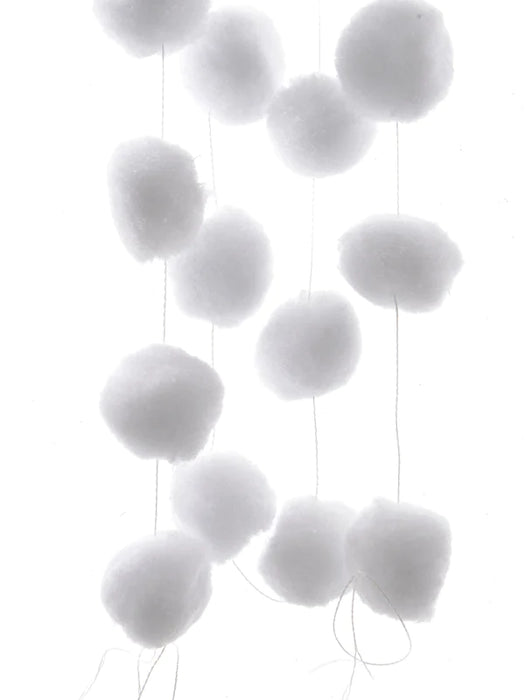 Snowball Christmas Garland (180 cm)