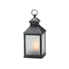 Christmas LED Lantern Battery Powered Black (L.11cm x W.11cm x H.23cm)