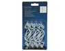 Gutter Hooks White Pack of 16 (7cm x 2cm) Large