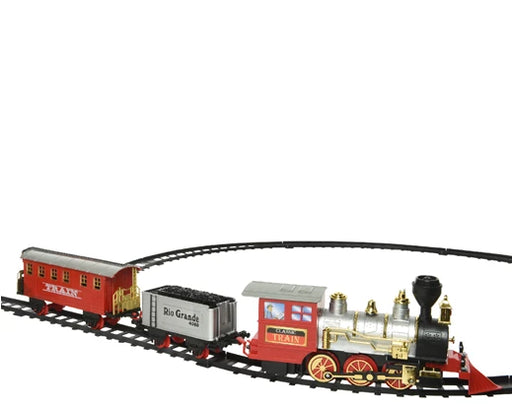 Christmas Train on Track LED Battery Operated  (L.57.3cm x W.27.6cm x H.7cm)