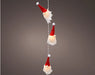 Gonk String Lights LED Battery Operated Red/White (L.135cm)