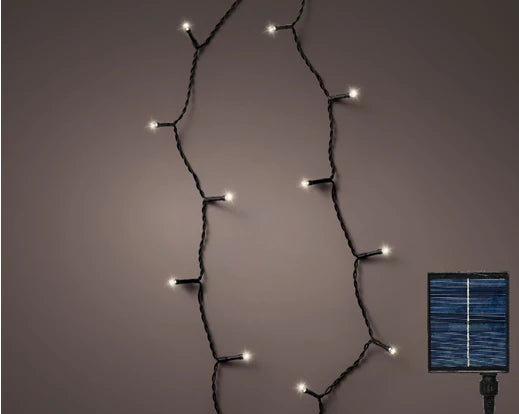 Solar Powered String Lights 8 Functions Cool White (L.1800cm)