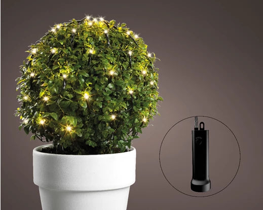 Lumineo Durawise LED Box Hedge Lights With Twinkle Effect| Battery Operated (50 cm | 84 LED)