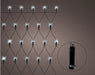 192 LED Lumineo Battery Operated Outdoor Net Lights Twinkle | Black Cable - Cool White (1800cm )