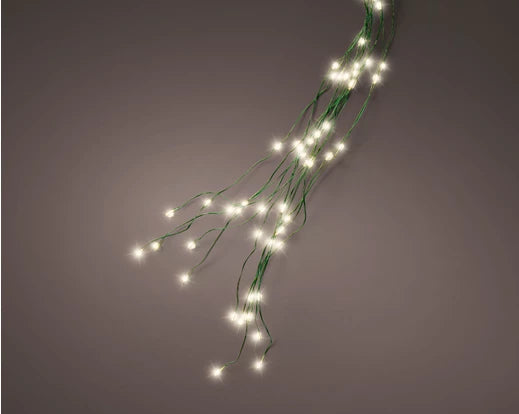 832 Lumineo Christmas Tree Micro LED Flashing Bunch Lights |  Warm White 240cm