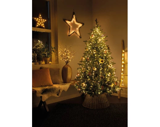 832 Lumineo Christmas Tree Micro LED Flashing Bunch Lights |  Warm White 240cm