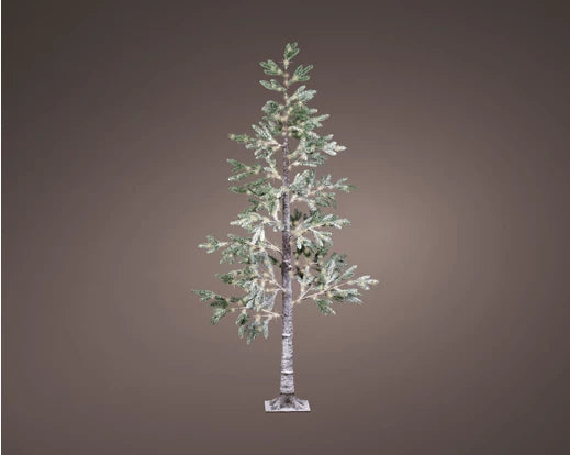 Lumineo Micro LED With Snowy Pine Tree (210 cm | 412 LED)