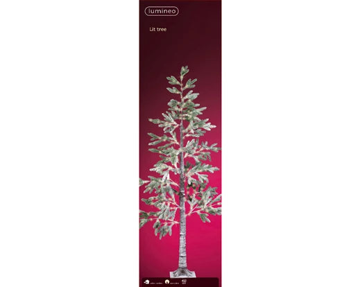 Lumineo Micro LED With Snowy Pine Tree (210 cm | 412 LED)