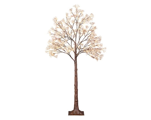 Gypsophila Flower 5 Foot Tree Pre-Lit Lights | Warm White (144 LED)