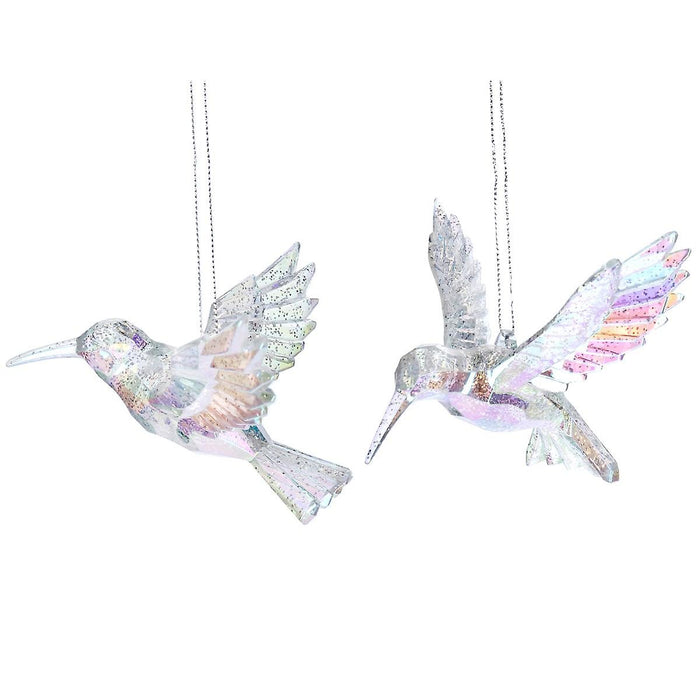 Christmas Decoration Rainbow Hummingird 10cm