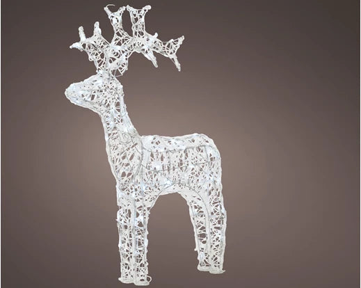 Lumineo LED Flashing Lights Shaped In Acrylic Deer (89x18 cm | 80 LED)