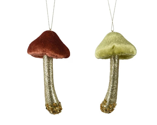 Mushroom Hanging Christmas Decorations (14x7 m)