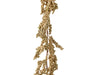 Christmas Garland Glitter Beads Gold (130cm)