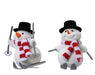 Christmas Hanging Skiing Polar Bear Decoration (H.10cm)