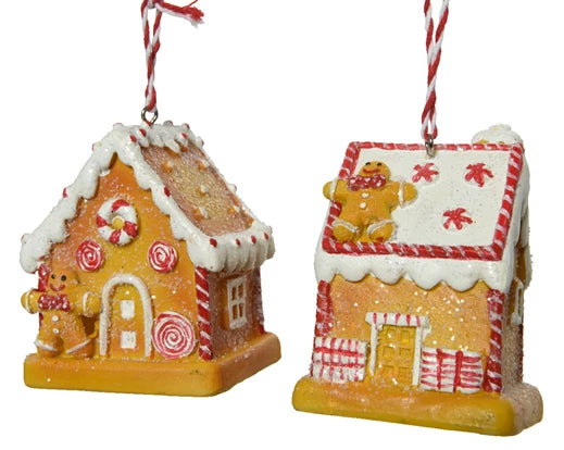 Christmas Gingerbread House Hanging Decoration (7cm)